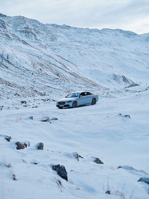 E-Klasse im Schnee