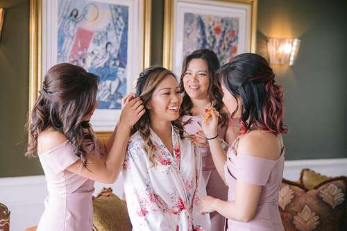 Bride Getting Ready