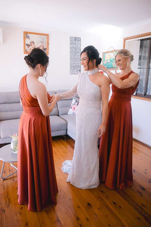 Bride Getting Ready