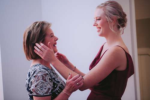 Bride Getting Ready