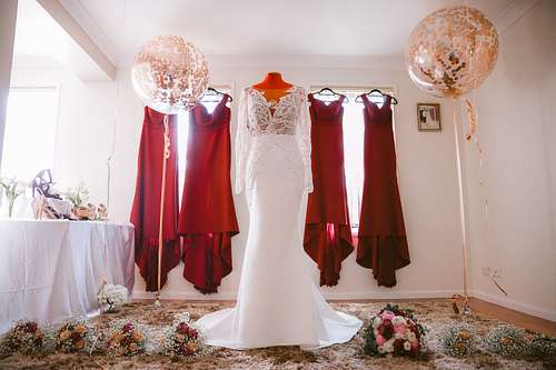 Bride Getting Ready