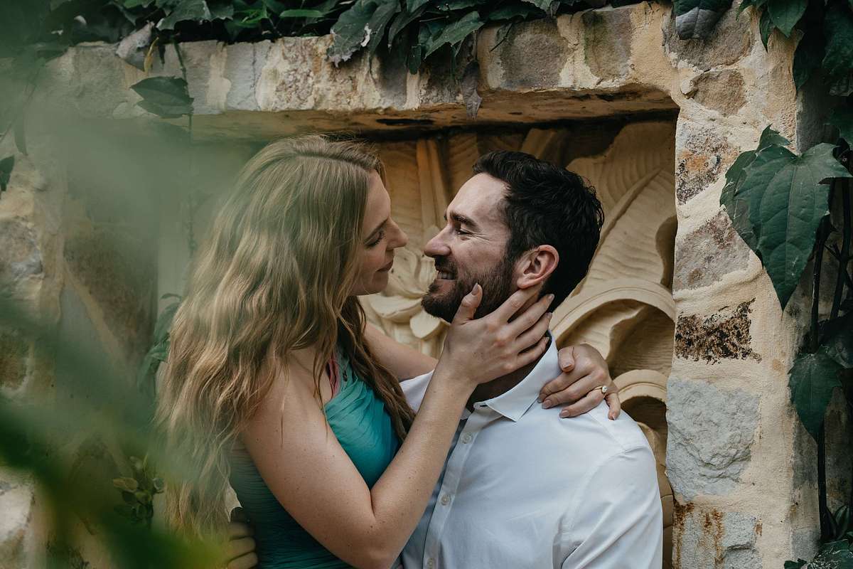 Photographer capturing engagement at Nayara Springs Costa Rica