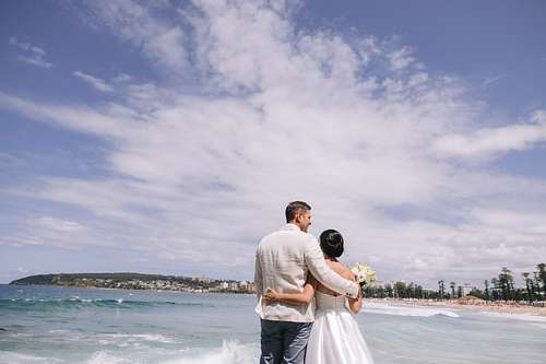 Bridal Portraits at Queenscliff, Manly