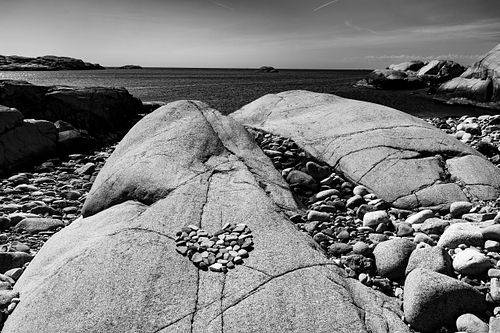 Rocky coast in Verdens Ende