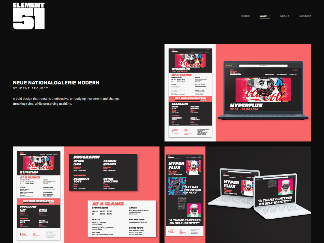 Elemento 51 - portfolio di web design