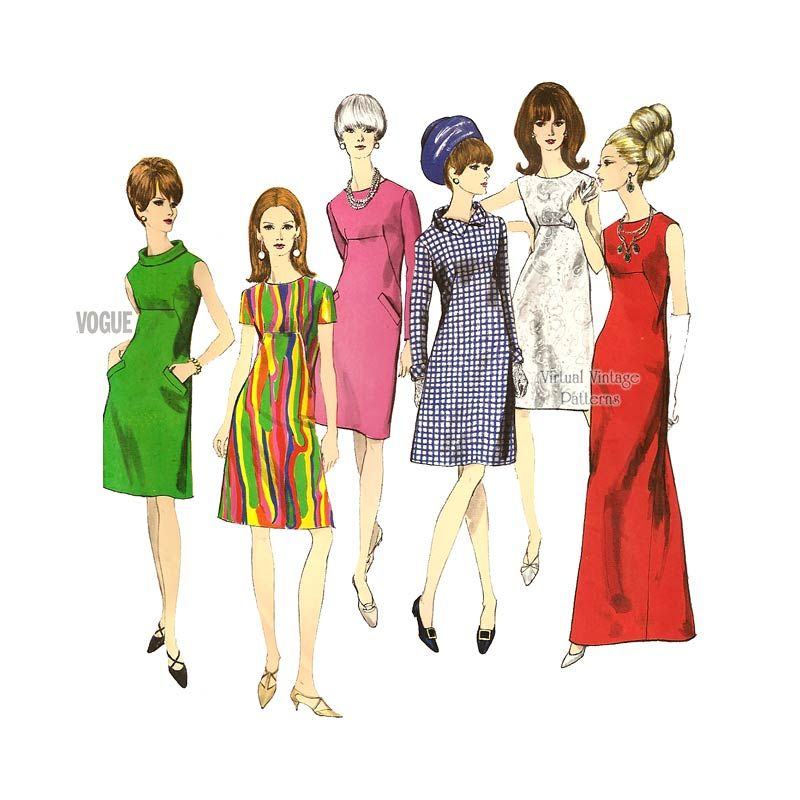 1960's & 70's Sewing Patterns | Virtual Vintage