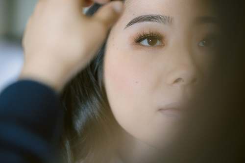 Bride Getting Ready