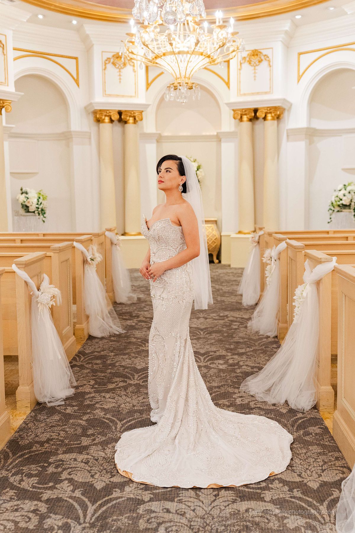 Wedding/Elopement at La Chapelle Royale at Paris Hotel, Las Vegas Nevada