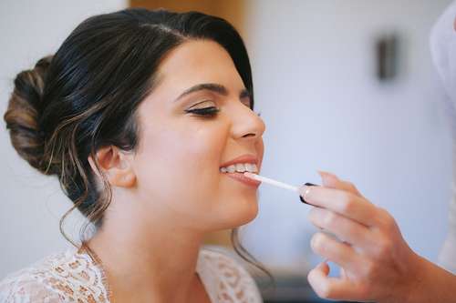 Bride Getting Ready