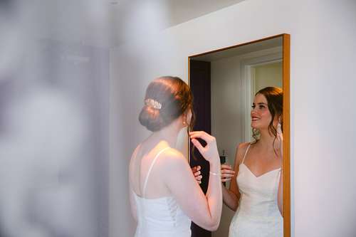 Bride Getting Ready