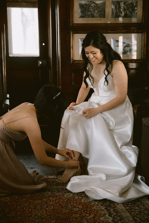 Bride Getting Ready