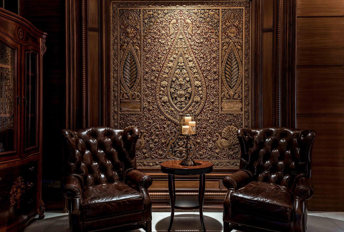 Interior view of the residential flat,