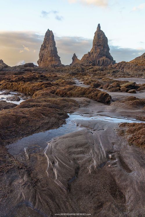 Coastal rock formation