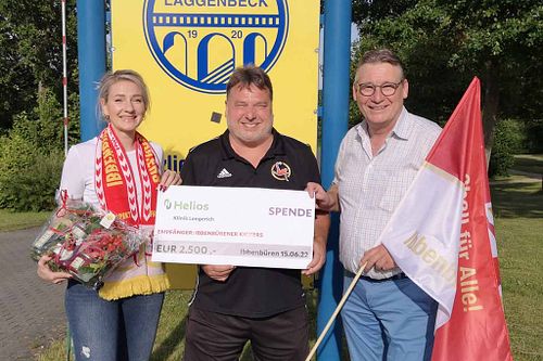 Helios Kliniken &ndash; 2.500 Euro f&uuml;r den IBB Kickers Cup