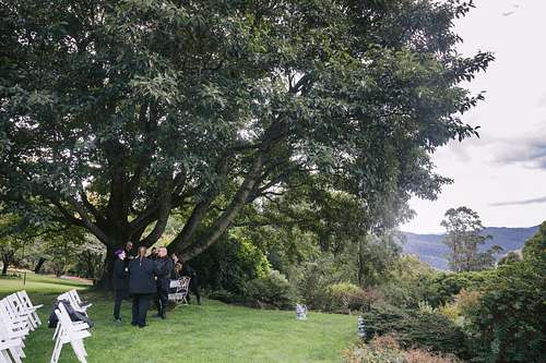 Wedding Ceremony at Blue Mountains Botanic Garden Mount Tomah