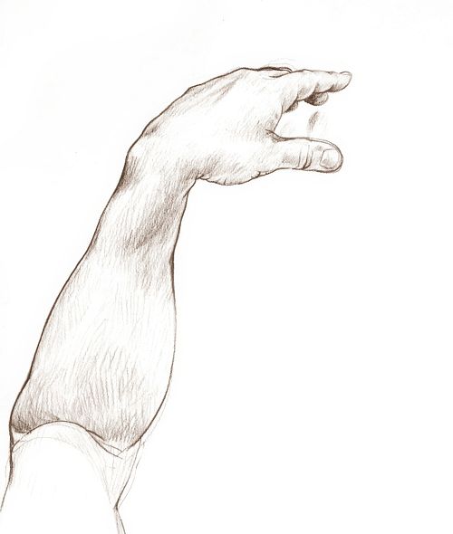 simple drawing, drawing hands, pencil on paper, act of practising,