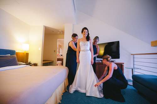 Bride Getting Ready