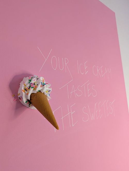 YOUR ICE CREAM TASTES THE SWEETEST