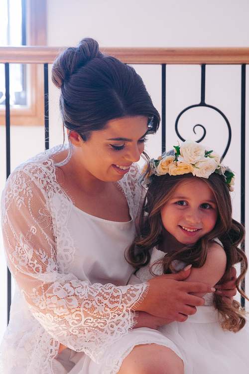Bride Getting Ready
