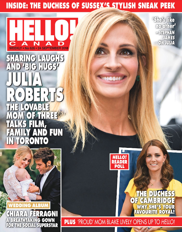 Julia Roberts - HELLO! CANADA Magazine Cover - Photo by Igor RockXposure