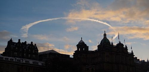 Skyline in Edinburgh. Scotland, UK.