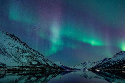 Nachts am Ullsfjord