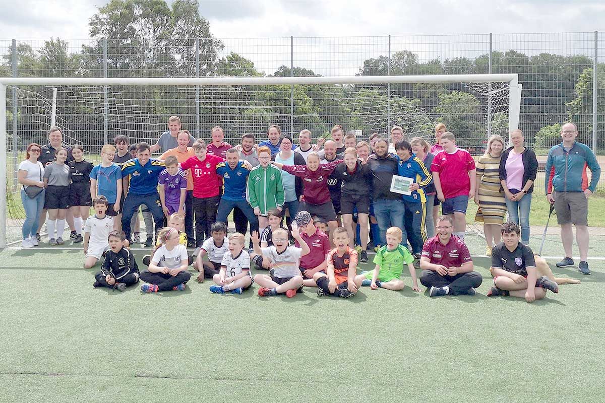 Engin Yavuzaslan beim Training mit den Ibbenbürener Kickers