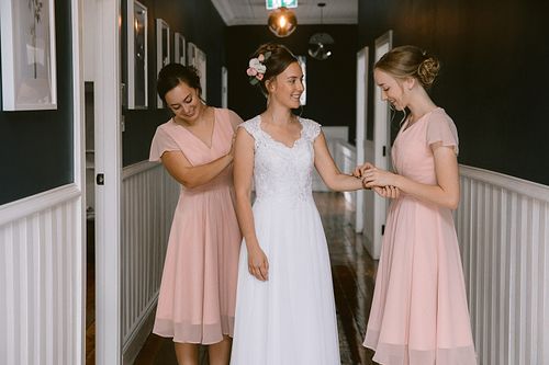 Bride Getting Ready