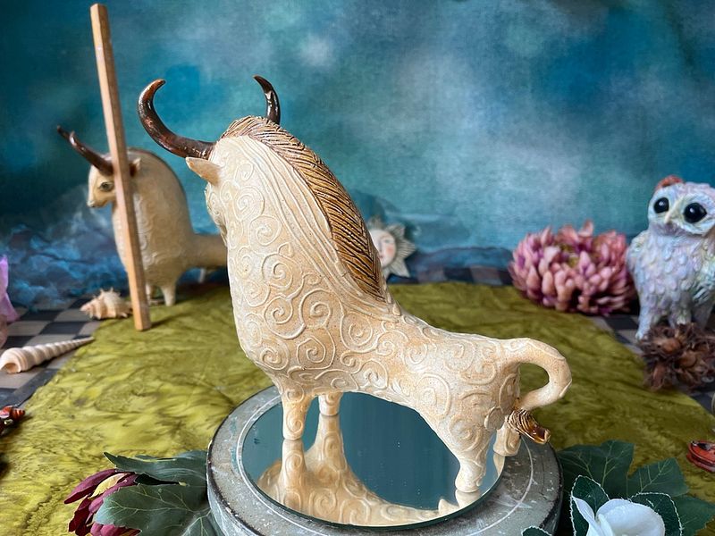 Pair of Cretan Bulls