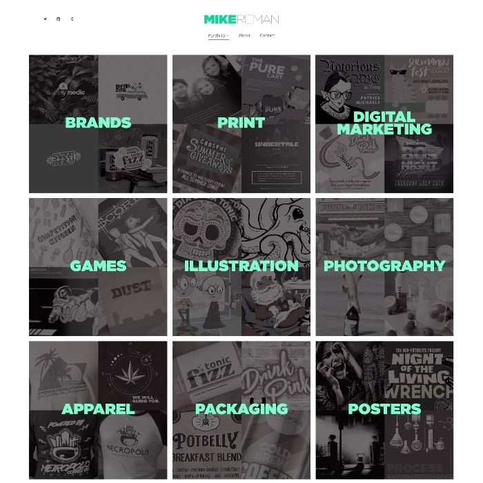 Mike Reman — portfolio niezależnego projektanta graficznego