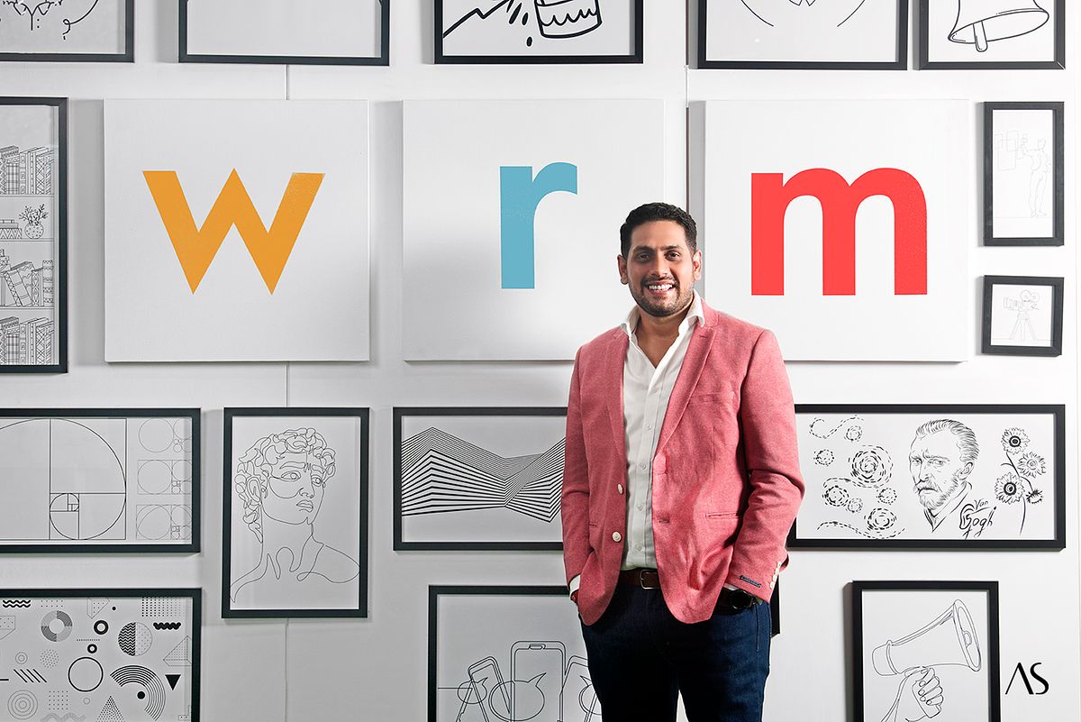 Professional corporate portrait of Mitesh Kothari of White Rivers Media digital media agency by Akkil Suvarna