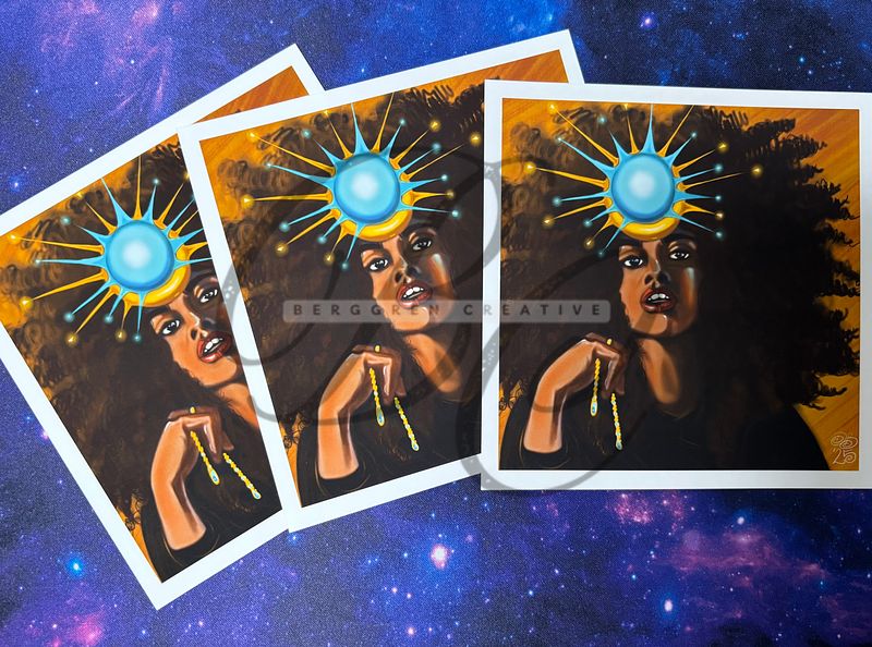Thea from The Five Realms 5x5" Giclee art print - signed!