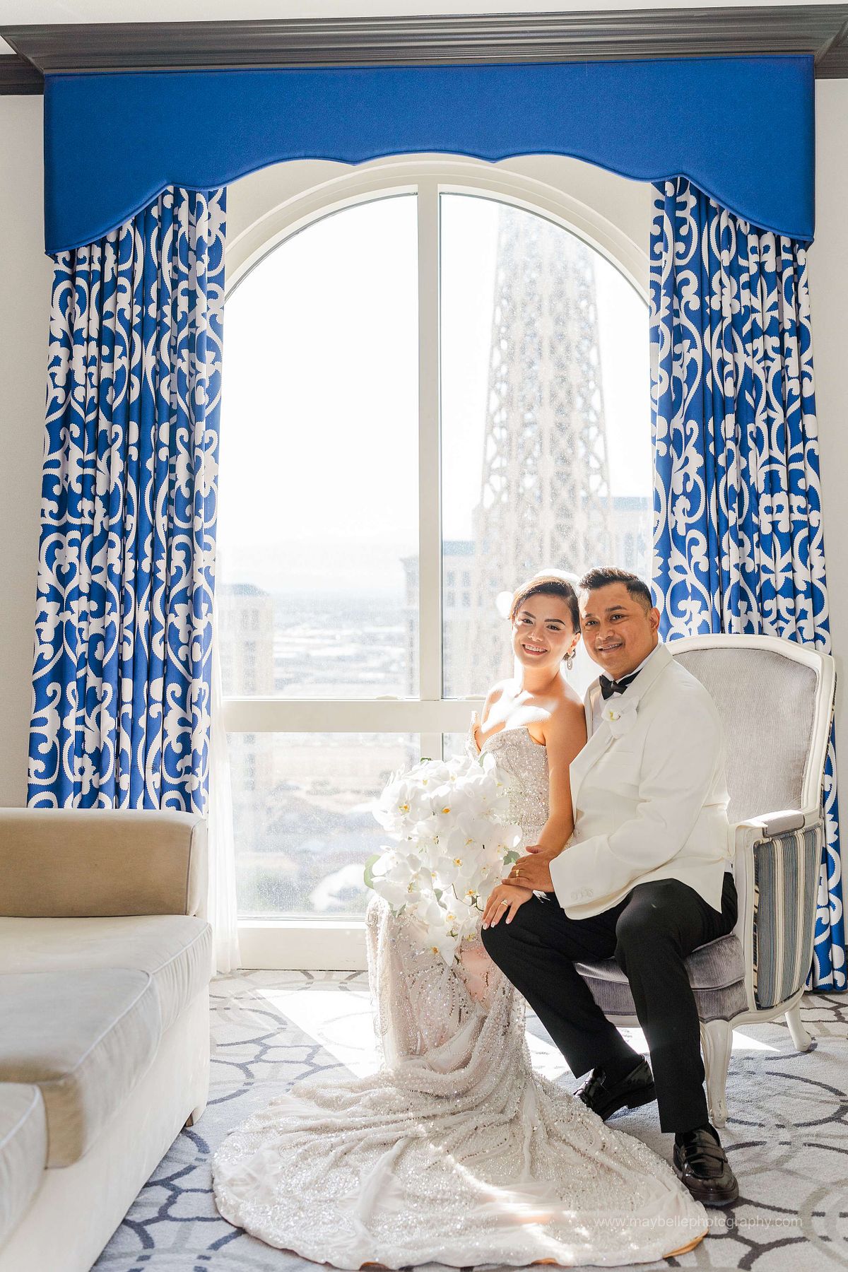 Wedding/Elopement at La Chapelle Royale at Paris Hotel, Las Vegas Nevada