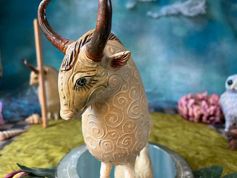 Pair of Cretan Bulls