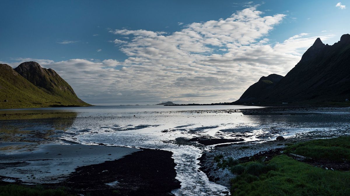 Abend am Fjord von Grunnfarnes auf Senja