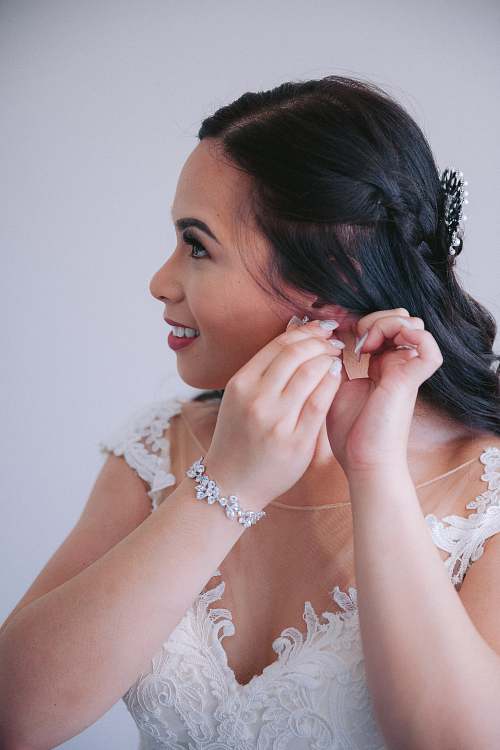 Bride Getting Ready