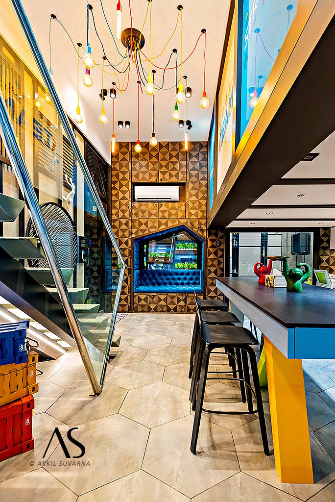 Creative Modern office space by Interior Photographer Akkil Suvarna