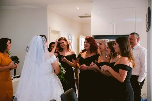 Bride Getting Ready
