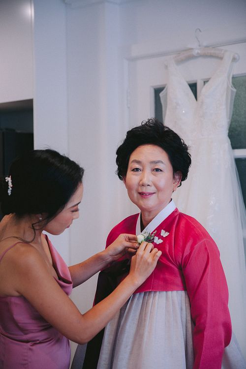 Bride Getting Ready