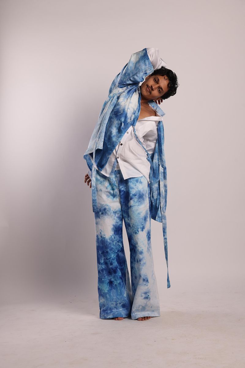 Unisex Wrap Tie Belt Kimono