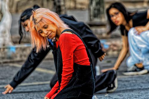 Portrait d'une jeune danseuse de Bolivie