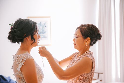 Bride Getting Ready