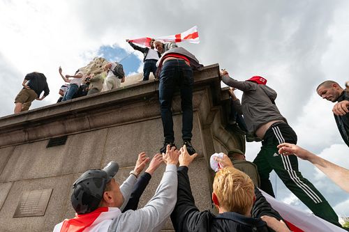 Tommy Robinson “Unite the Kingdom” march defending free speech, London, UK