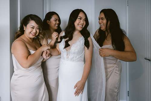 Bride Getting Ready