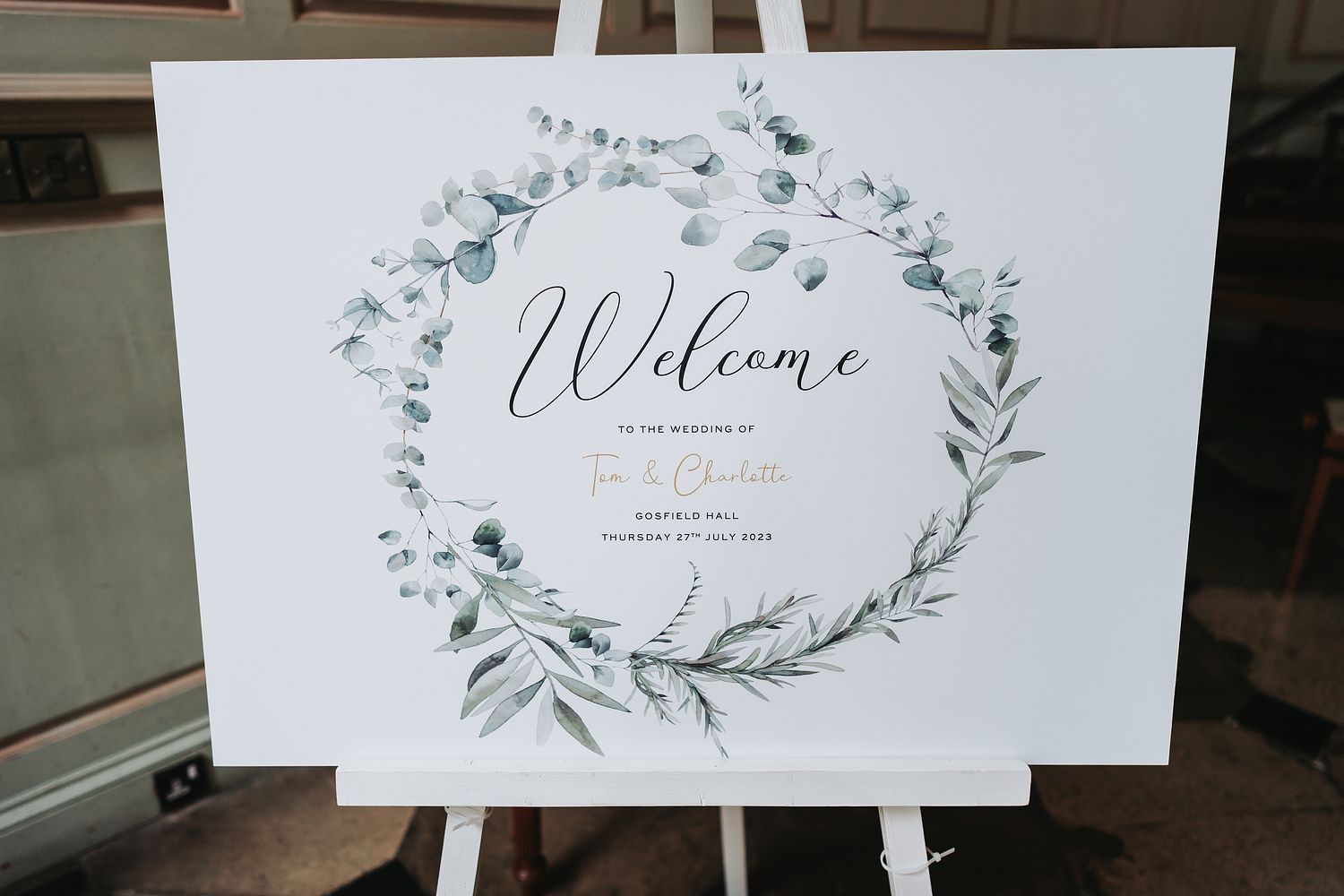 Wedding welcome