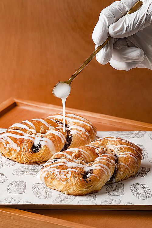 Food Photographer : Delicious danish pastry at J W Marriott