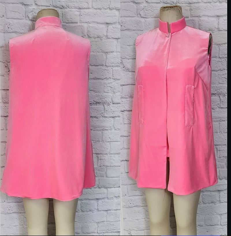 Red Rhinestone Pinup Coverup Vest- Marilyn Style