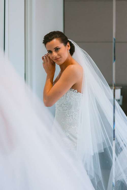 Bride Getting Ready