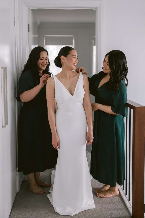 Bride Getting Ready